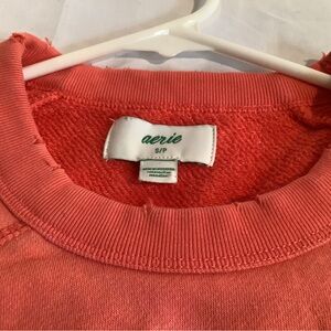 aerie Coral Crew Neck Sweater - Women's S/P